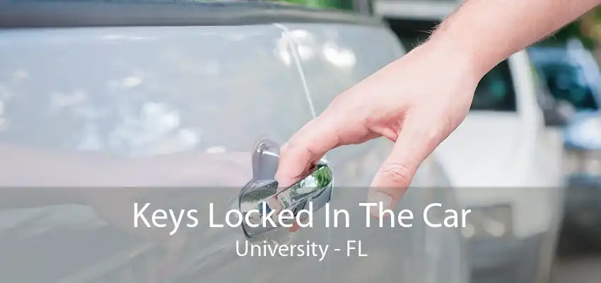 Keys Locked In The Car University - FL