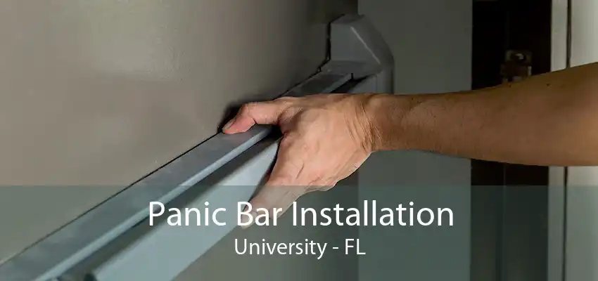 Panic Bar Installation University - FL