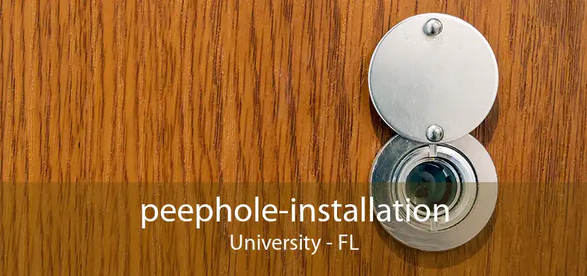 peephole-installation University - FL